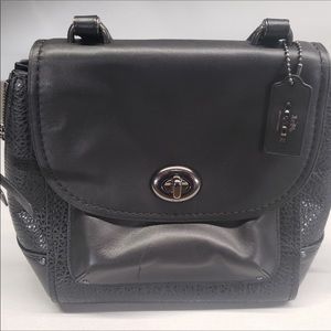 Coach Faye Black Backpack